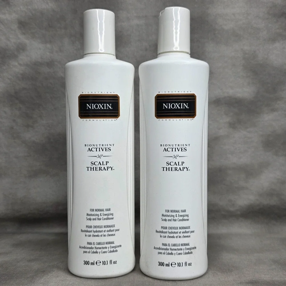 (X2) Nioxin Bionutrient Actives‎ Scalp Therapy Moisturizing Conditioner 10.1 oz
